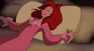 Animation: Sleeping Disney princess