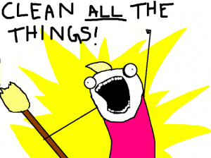 Clean all the things!