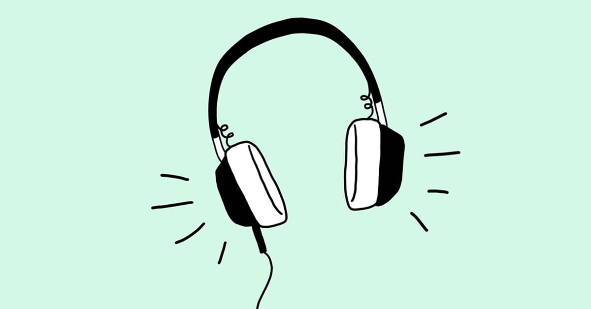 cartoon image of headphones