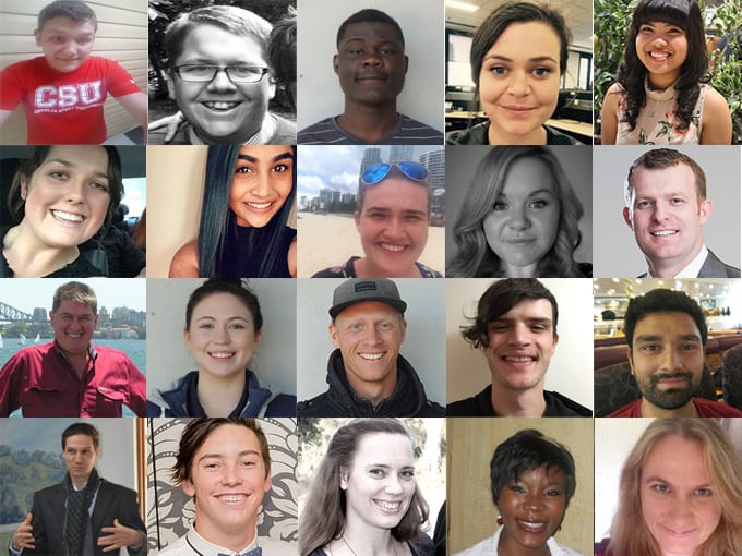 The faces of the new CSU Online Study SRC 2016-2017