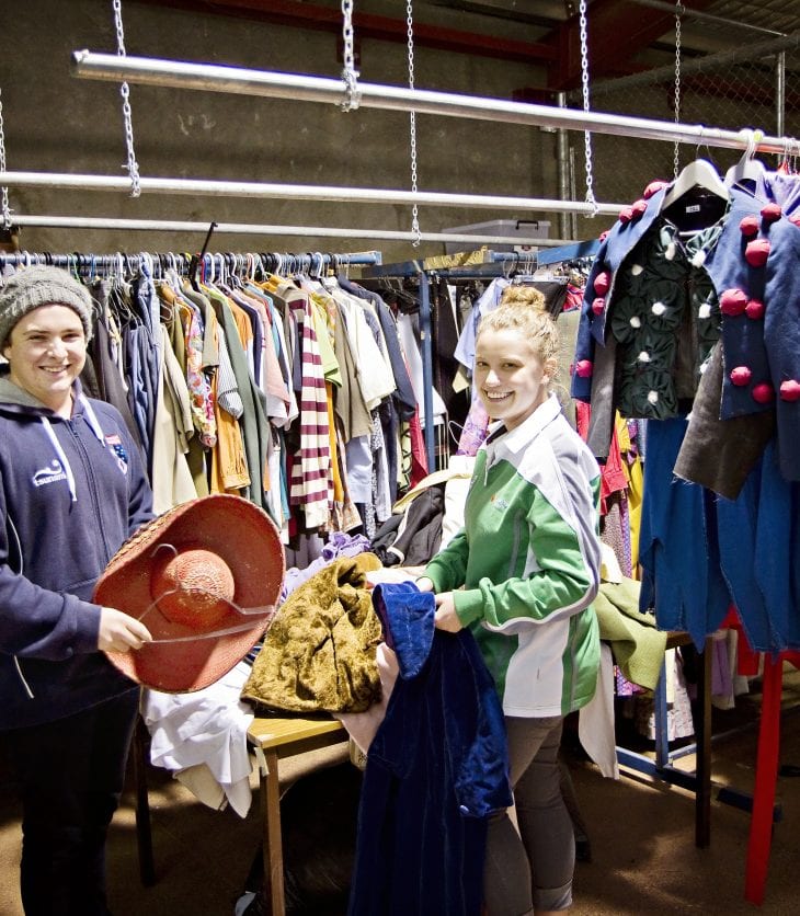 Clothing used for acting students
