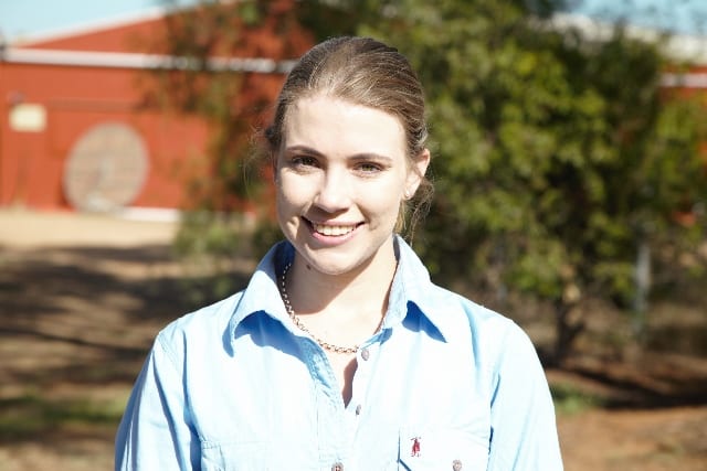 CSU animal science student Rachel Gawne.
