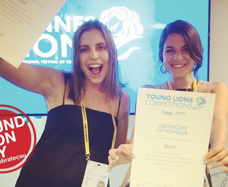 CSU advertising grads at the Young Lions competition in Cannes.