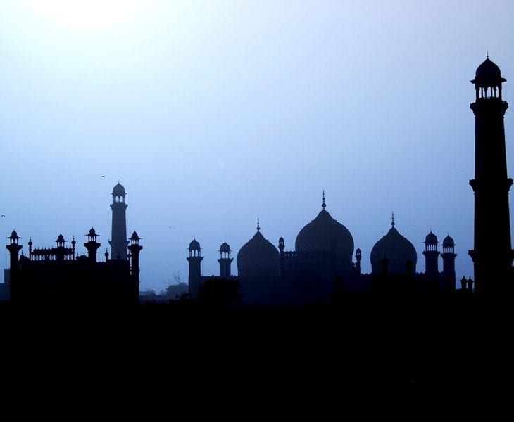 Islamic sky silhouette