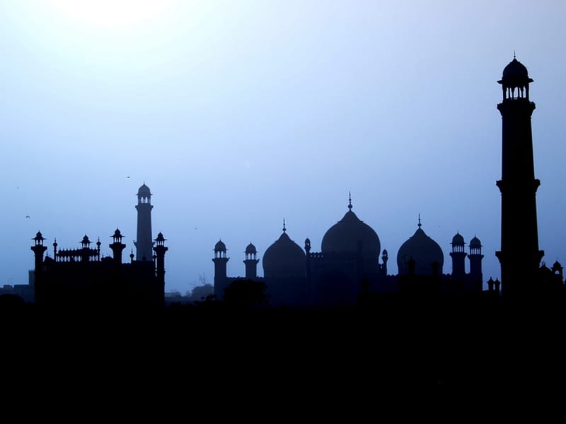 Islamic sky silhouette