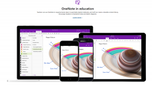 OneNote can be used across multiple devices
