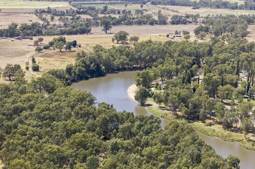 Wagga Beach and the Murrumbidgee River. 