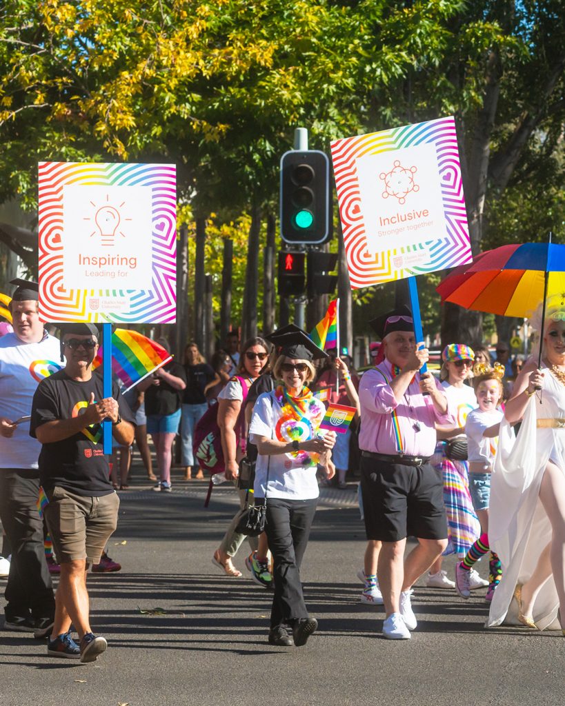 This years Wagga Mardi Gra Parade.