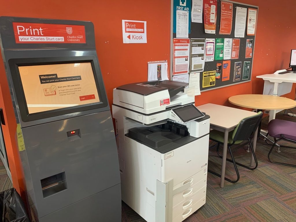 The Printer and the Student Card Printer.