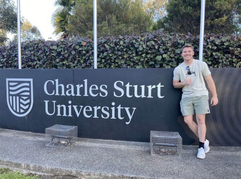 2023 marks James' final year of his undergraduate degree at Charles Sturt..