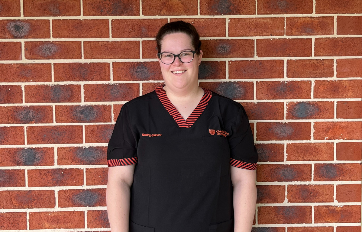 Nursing student Bronte Mullins.