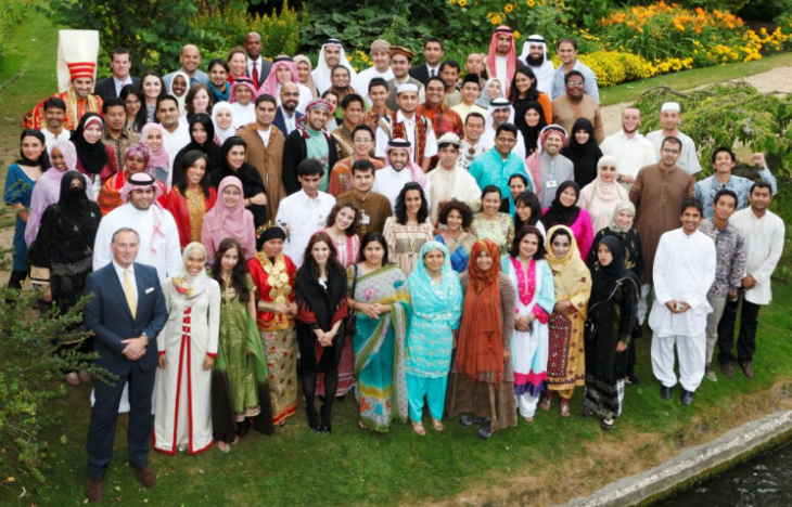 Mosaic International Summit 2010 delegates at Clare College, Cambridge. 