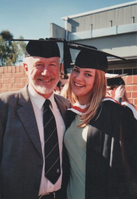 Zoe at her graduation.