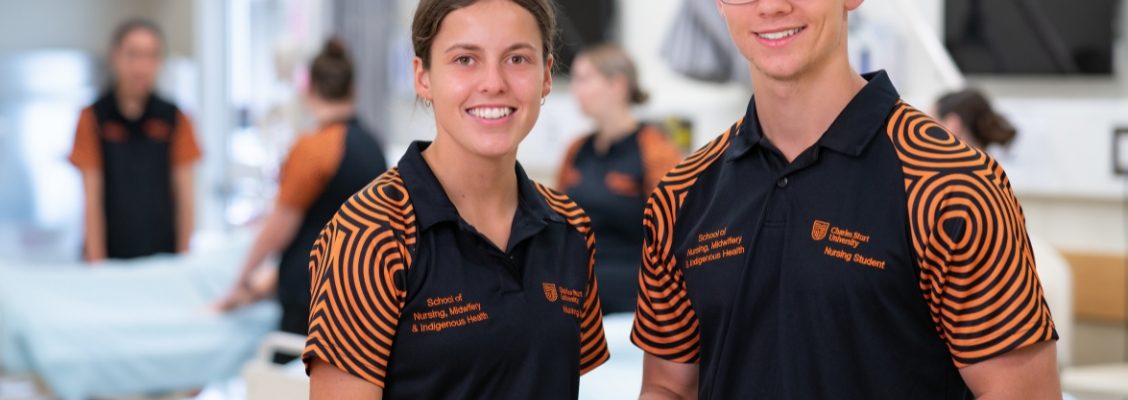 Nursing students at Charles Sturt University.